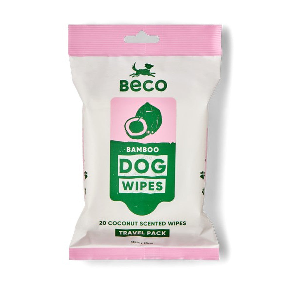 Beco Bamboodles Travel Wipes Coconut Scented