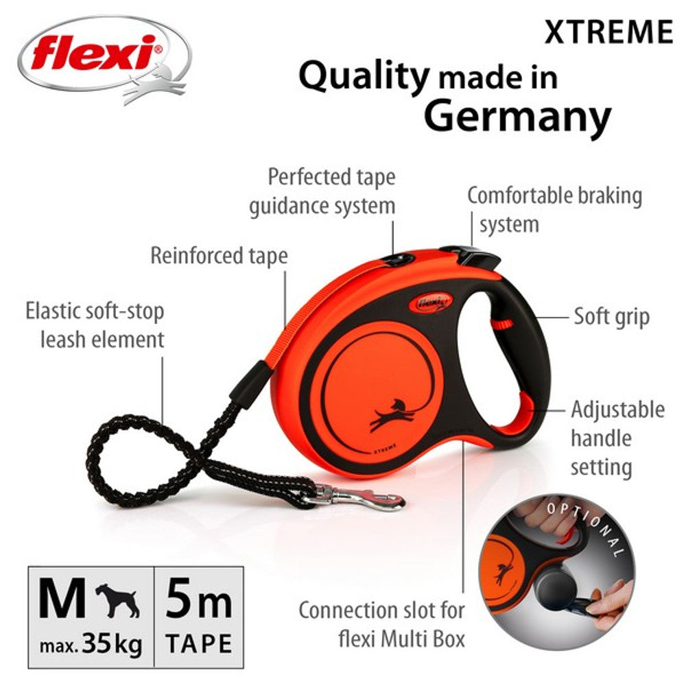 Flexi Xtreme Tape 5m Orange Medium