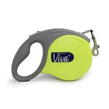 Viva Retractable 5m Lead Lime S Ancol