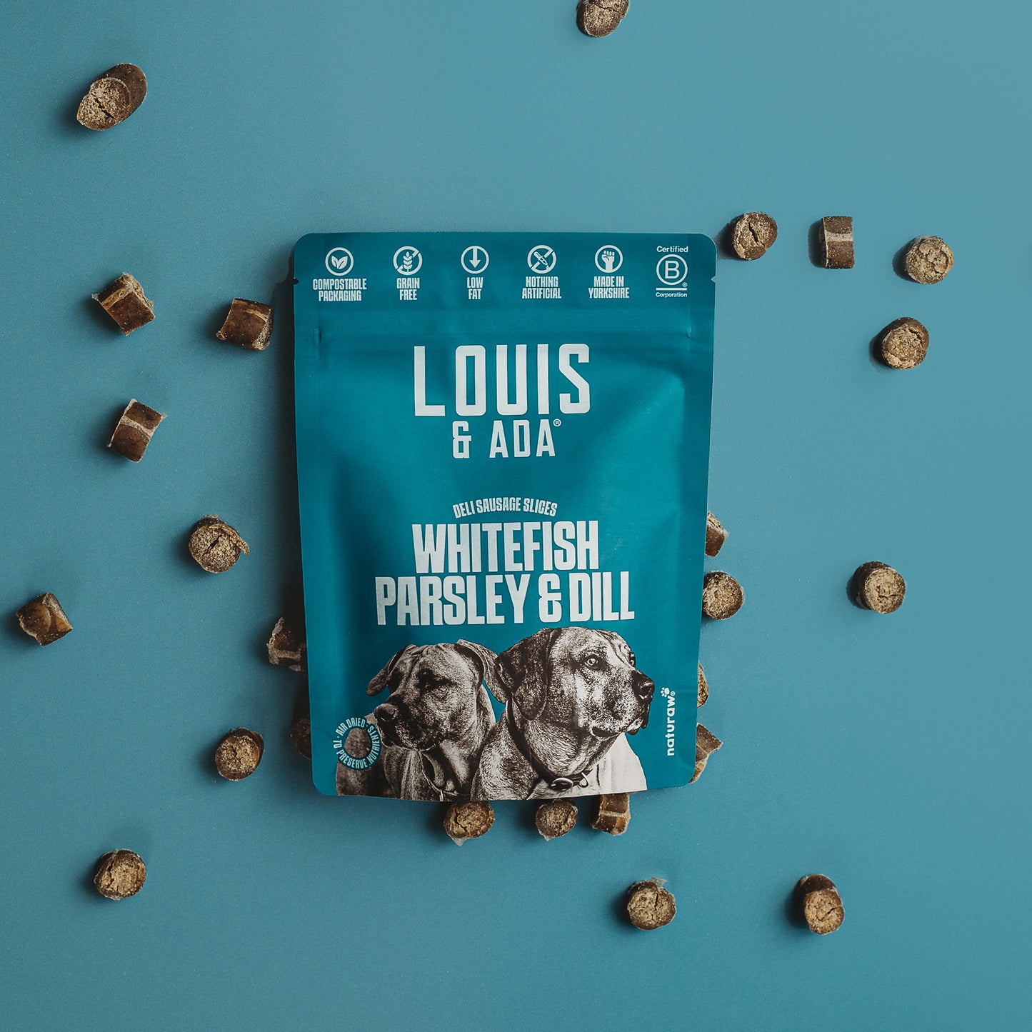 Louis & Ada British Whitefish, Parsley & Dill Dog Treat - 70g