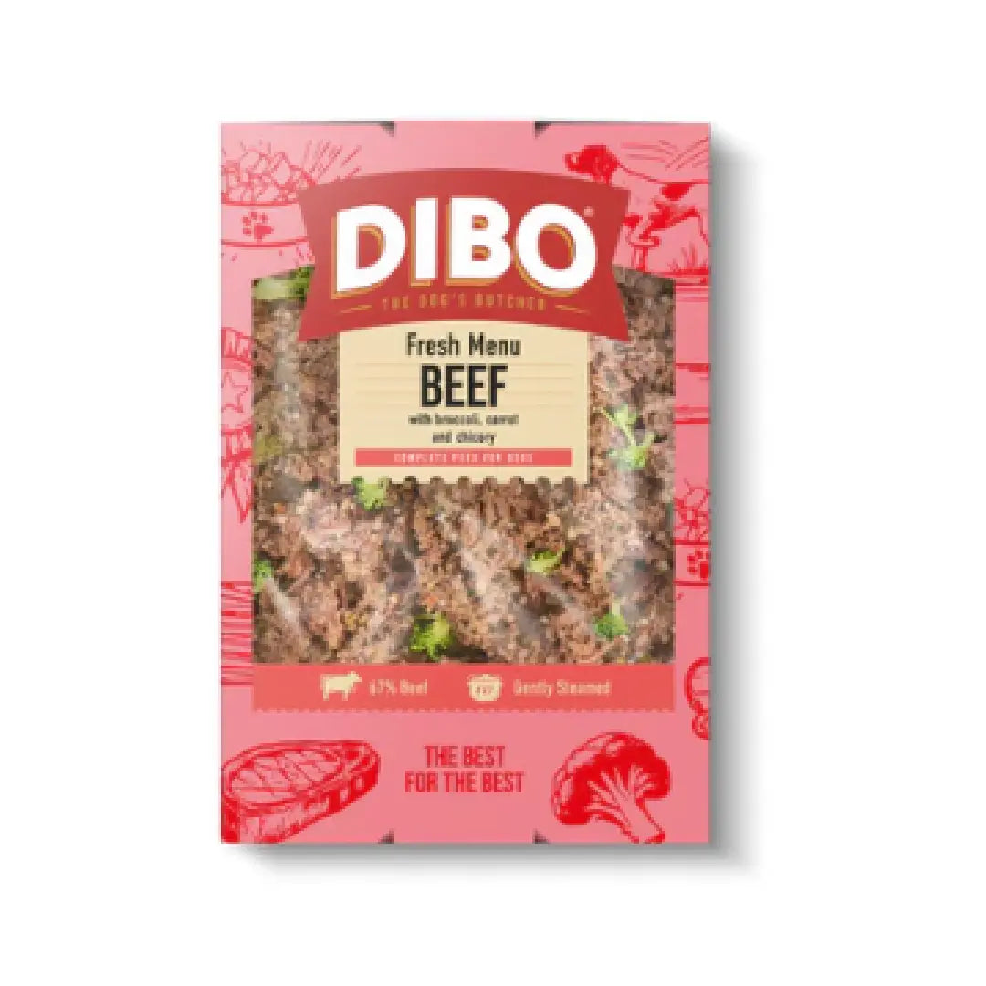 DIBO Fresh Menu Beef with broccoli, carrot and chicory - 400g Dibo