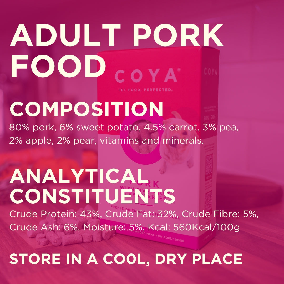 Coya Adult Dog Food - Pork 150g