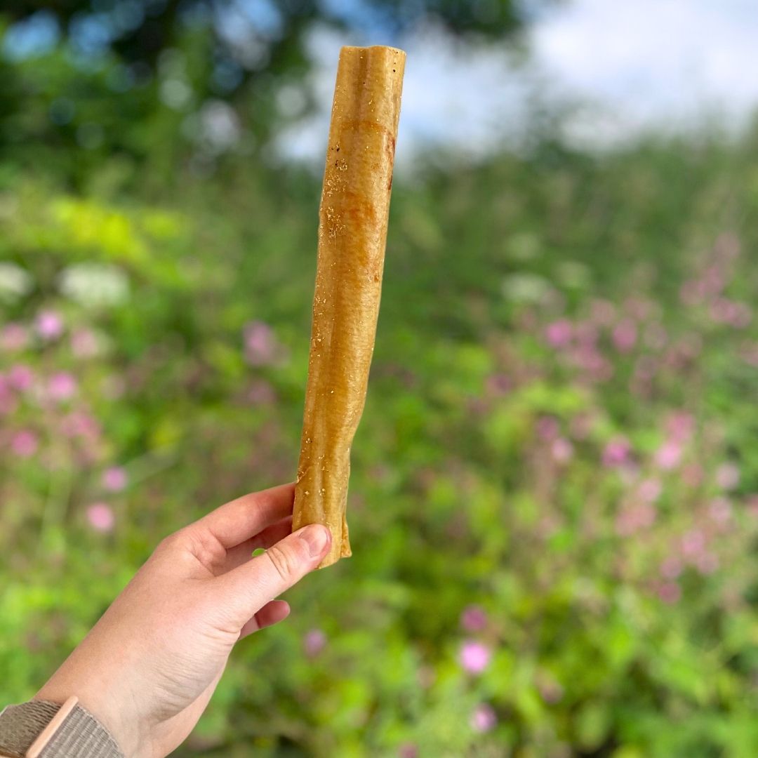 Pork Rolls -21cm – Long-Lasting Pork Roll - 20cm – Long-Lasting High Protein Natural Dog Chew (Single Treat)