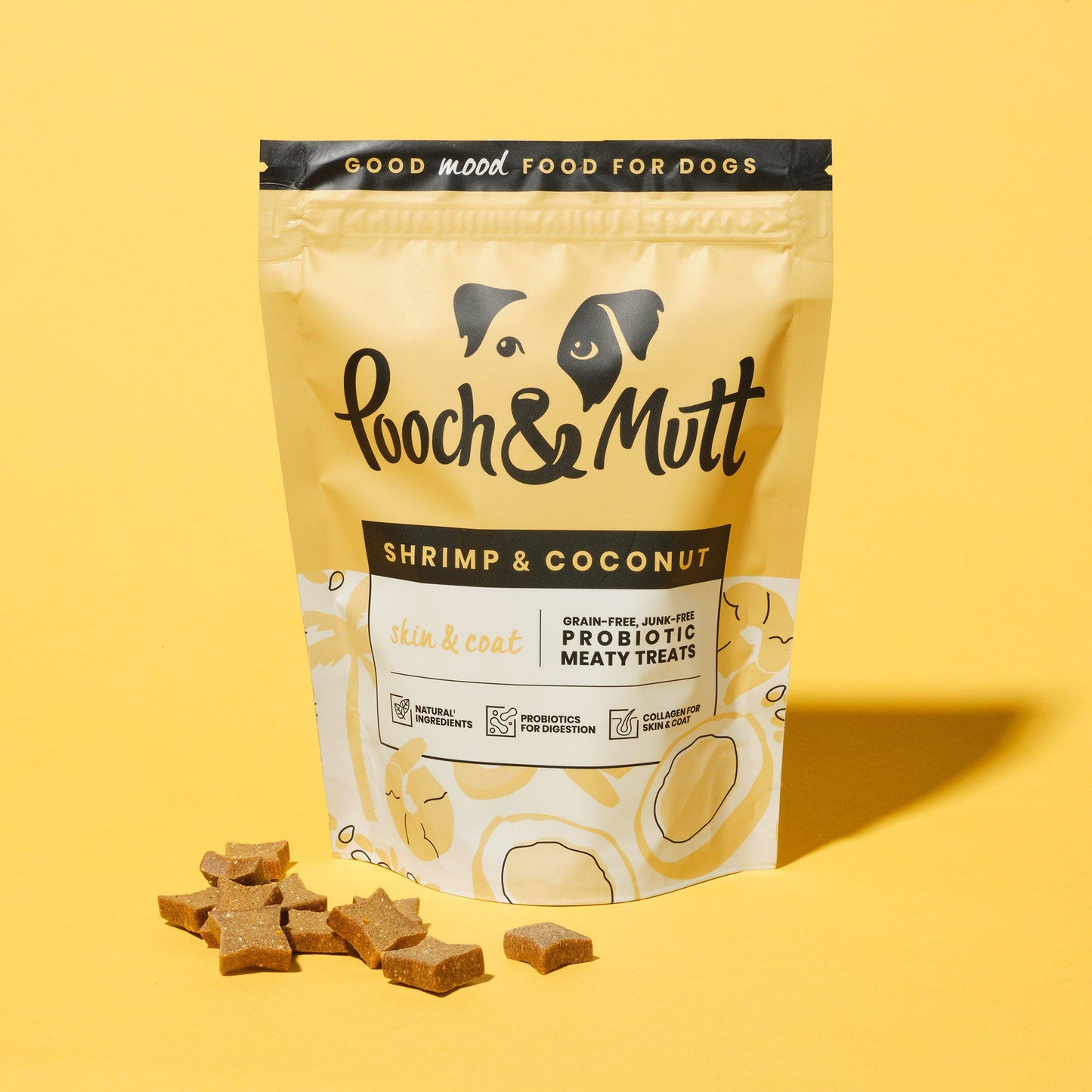 Pooch and Mutt Shrimp and Coconut Dog Treats - 120g