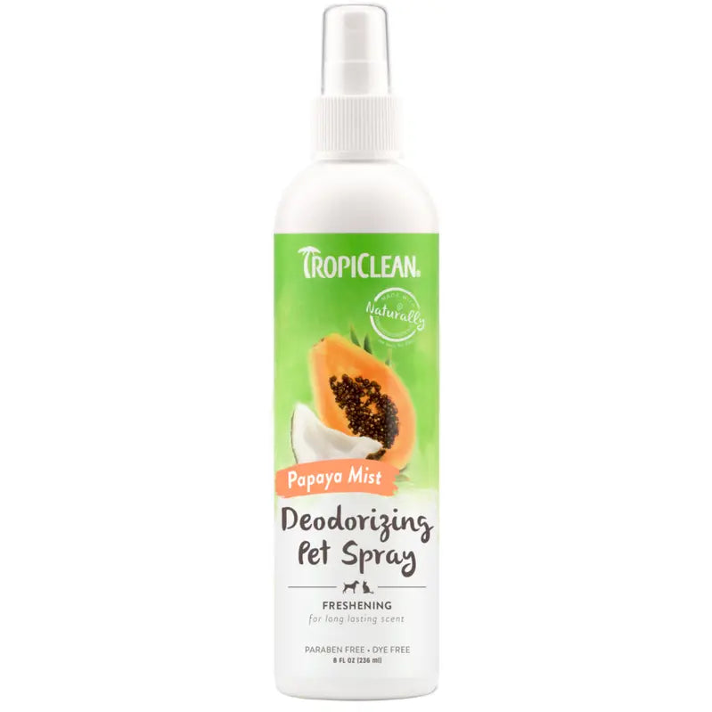 Tropiclean Deodorising Pet Spray Papaya Mist Dog Spray - 236ml Tropiclean