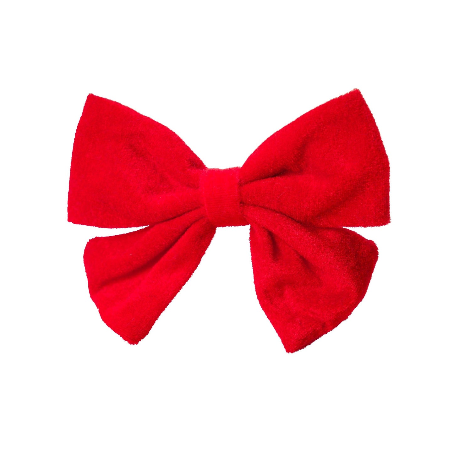 House Of Paws Velvet Bow Tie Red One Size