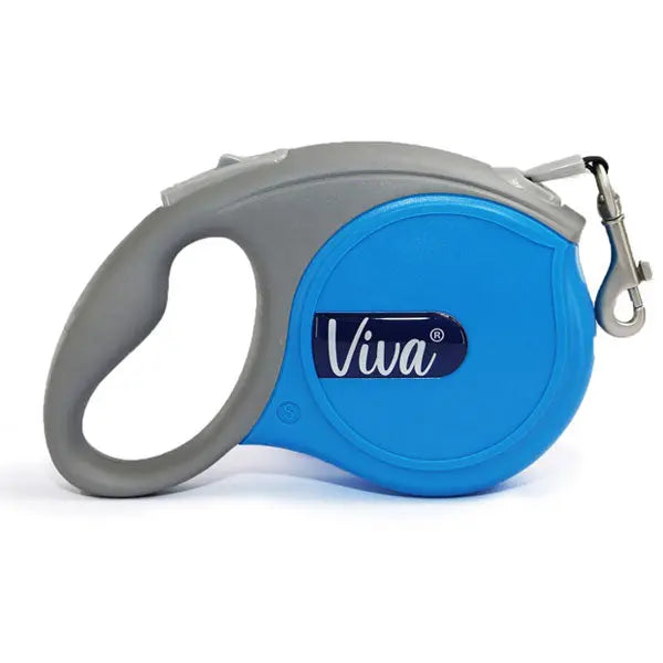Viva Retractable 5m Lead Blue M Ancol