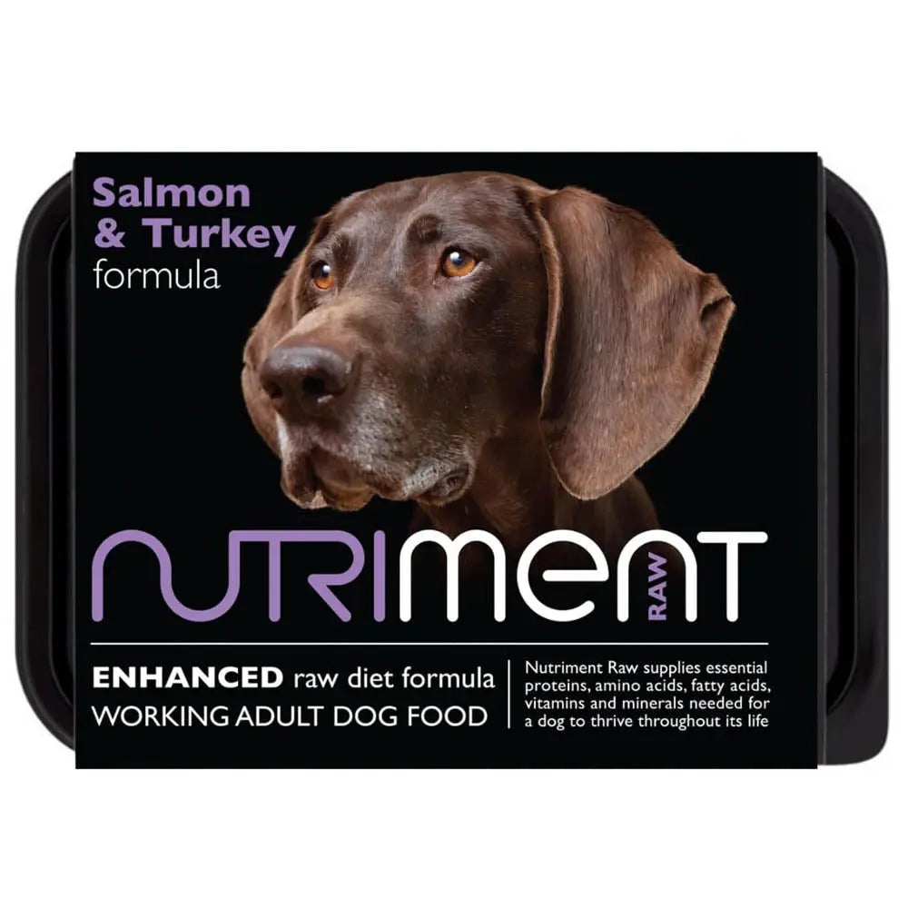 Nutriment Raw Dog Food Salmon & Turkey 500g Nutriment