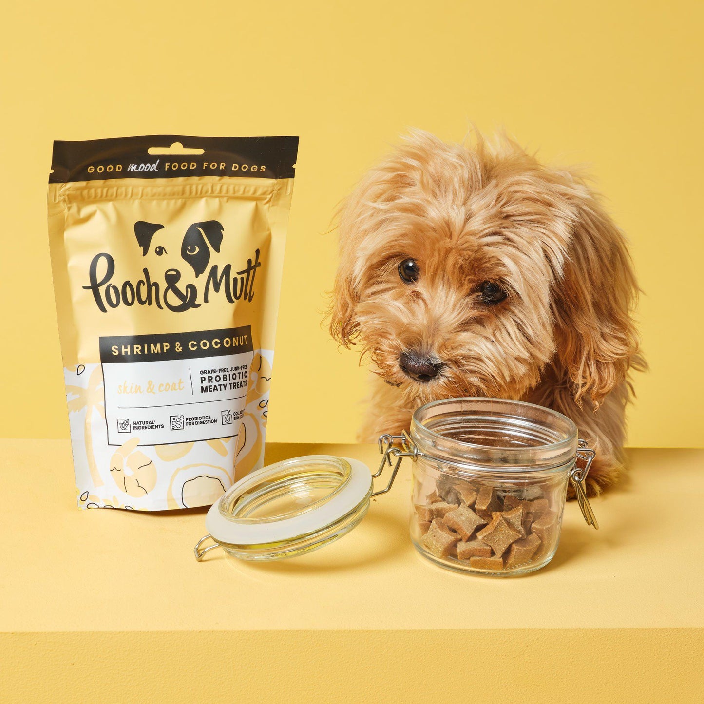 Pooch and Mutt Shrimp and Coconut Dog Treats - 120g