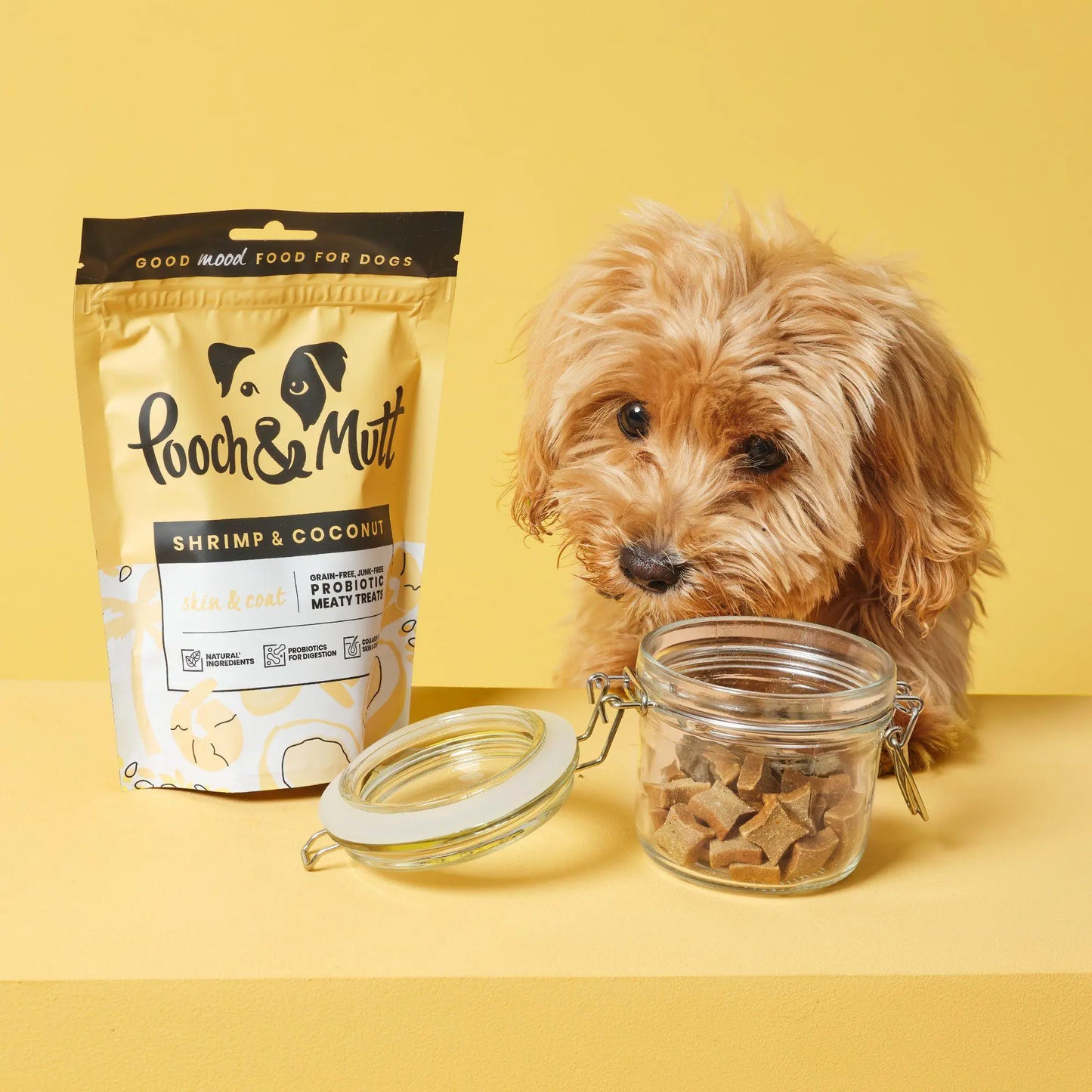 Pooch and Mutt Shrimp and Coconut Dog Treats - 120g Pooch & Mutt