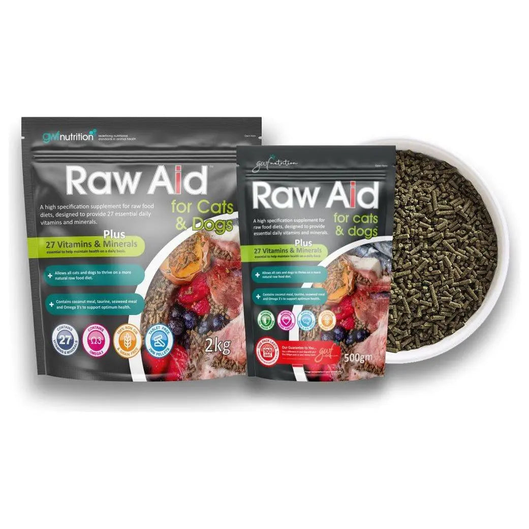 Raw Aid For Dogs And Cats 500g GWF Nutrition