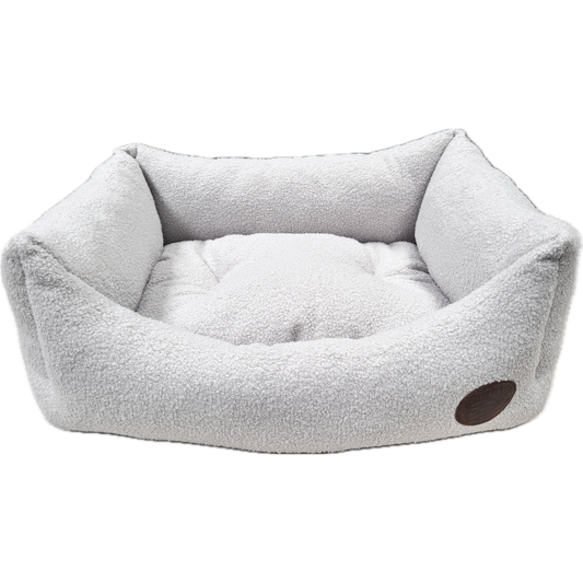 Snug & Cosy Teddy Boucle Plush Dog Bed