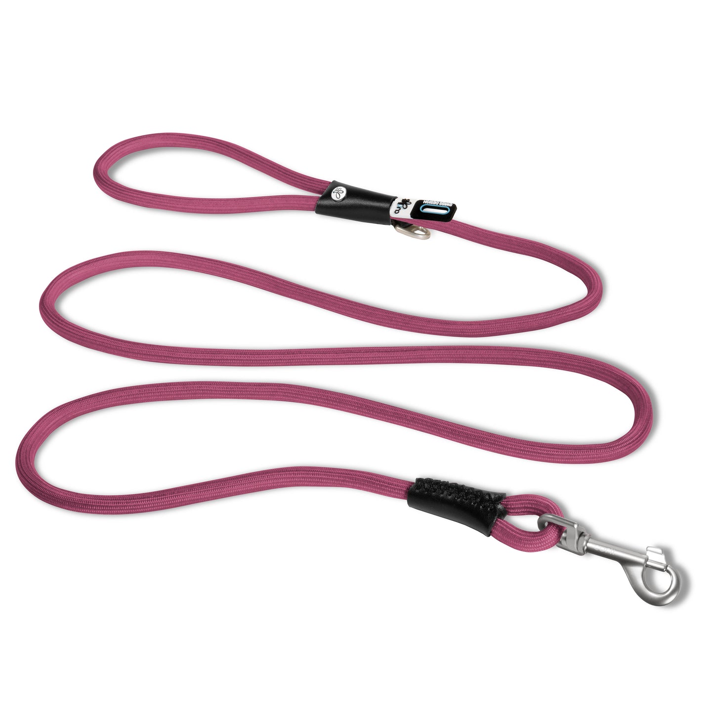 Curli Stretch Comfort Dog Leash Ruby Large