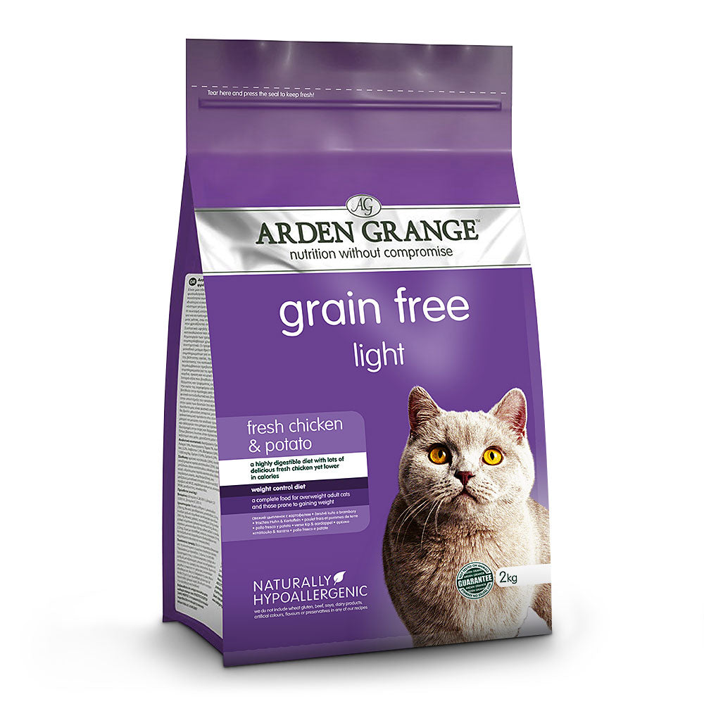 Arden Grange Adult Cat Light 2kg - Chicken & Potato