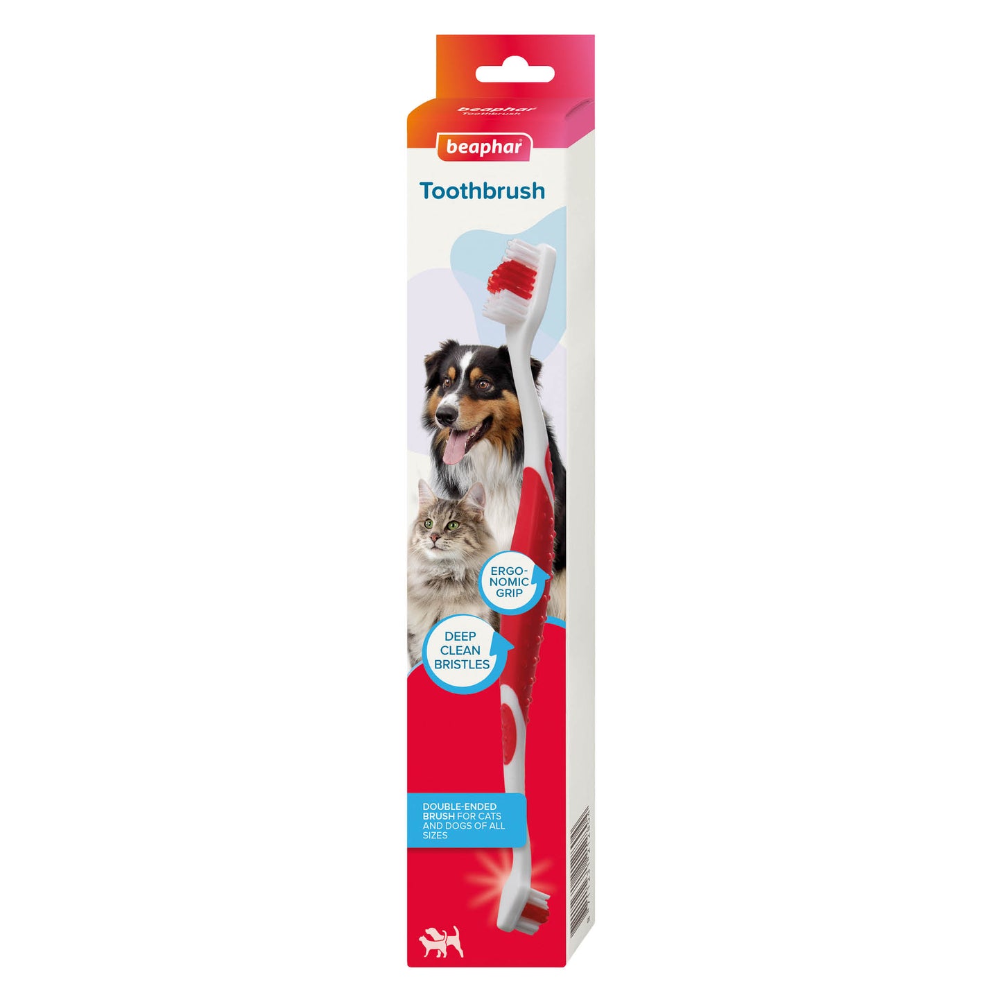 Beaphar Double-Ended Toothbrush for Cats and Dogs