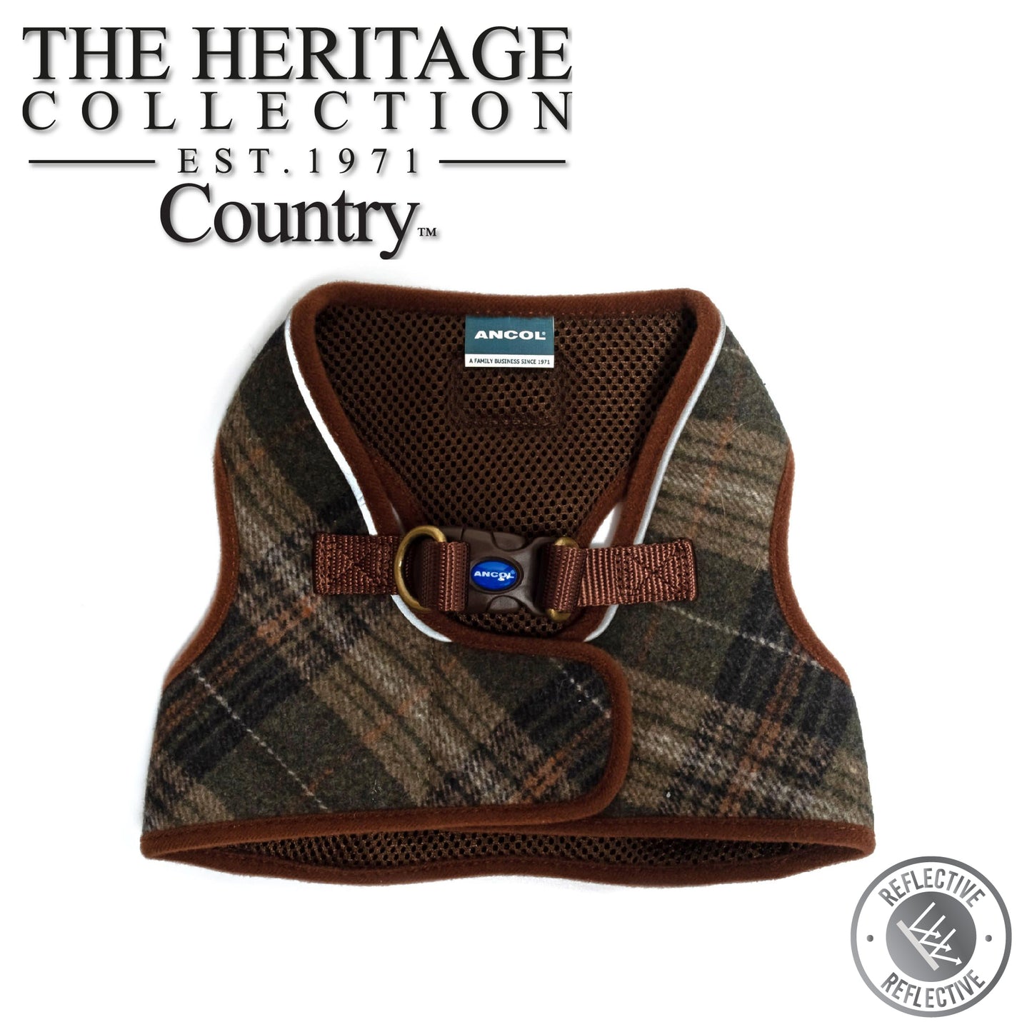 Country Check Harness S/M