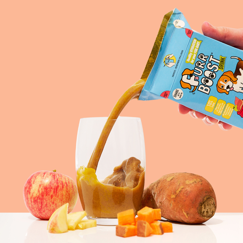Furr Boost Nutritional Dog Drink with Pork, Salmon, Vegan, Chicken, and Beef Recipes