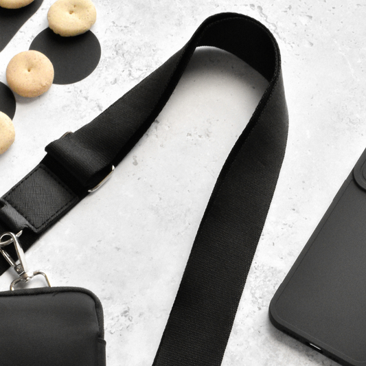 Cocopup London - Bag Strap - Plain Black