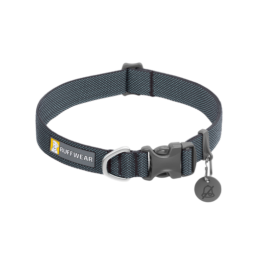 Ruffwear High and Light Basalt Gray Dog Collar 36-51cm Ruffwear