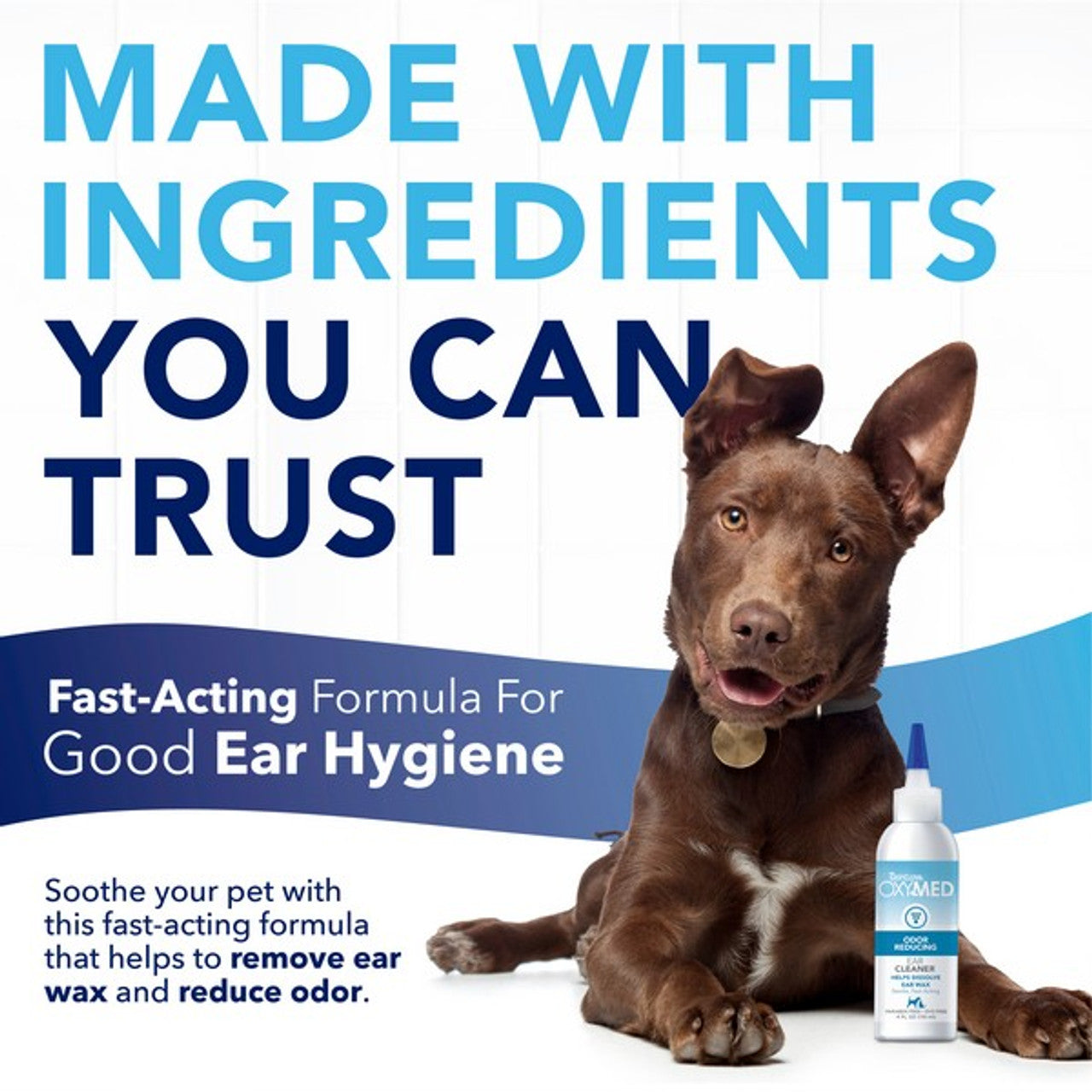 Tropiclean OxyMed Ear Cleaner for Pets 118ml