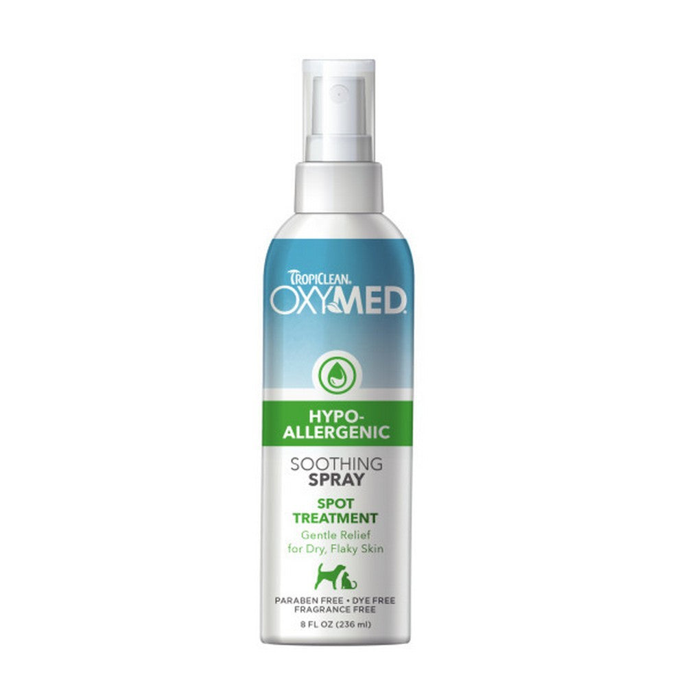Tropiclean Oxymed Hypoallergenic Soothing Spray Treatment - 236ml