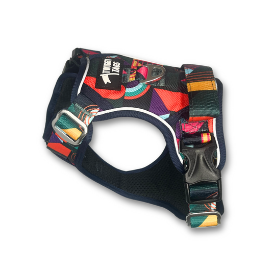 Twiggy Tags Adventure Harness Aurora Size 1 Chest girth 25-50cm