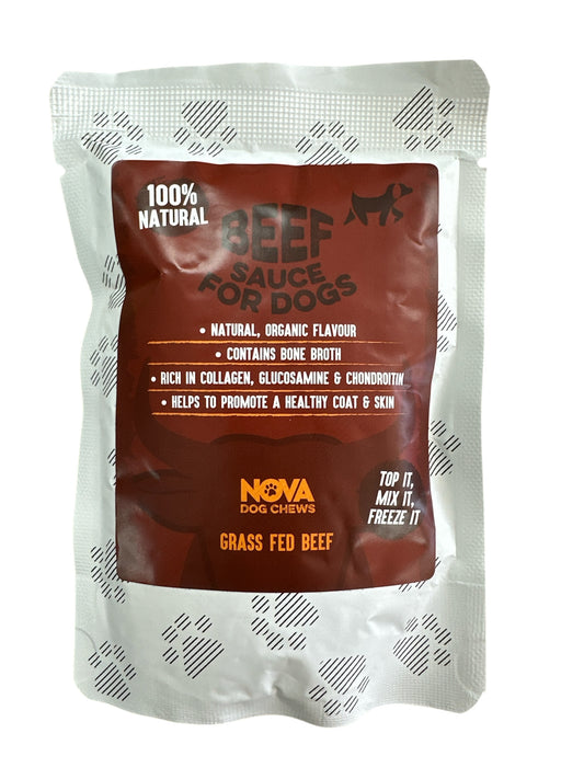 NOVA Beef sauce for dogs grass fed beef