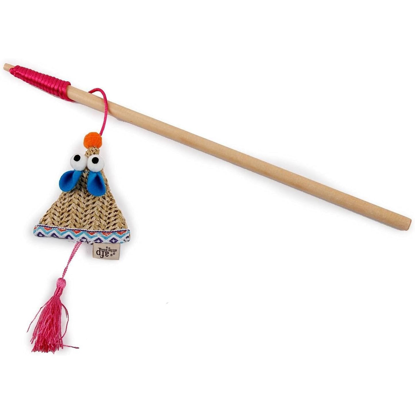 All For Paws Whisker Fiesta Catnip Wand Kite Cat Toy