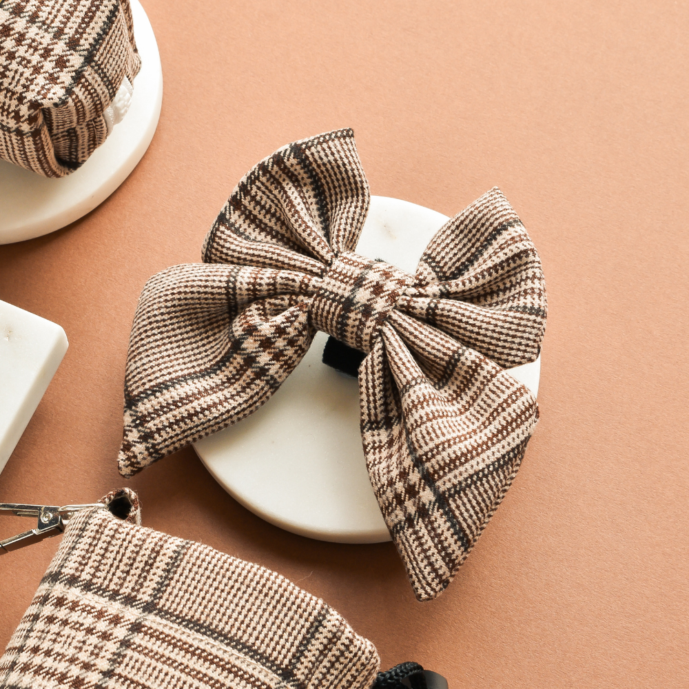 Cocopup London - Pup Plaid Sailor Bow Tie