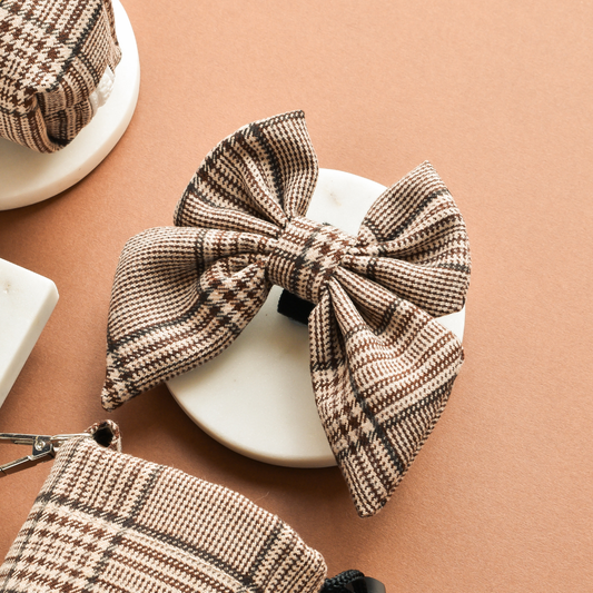 Cocopup London - Pup Plaid Sailor Bow Tie