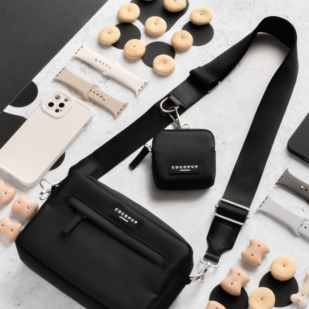 Cocopup London - Bag Strap - Plain Black