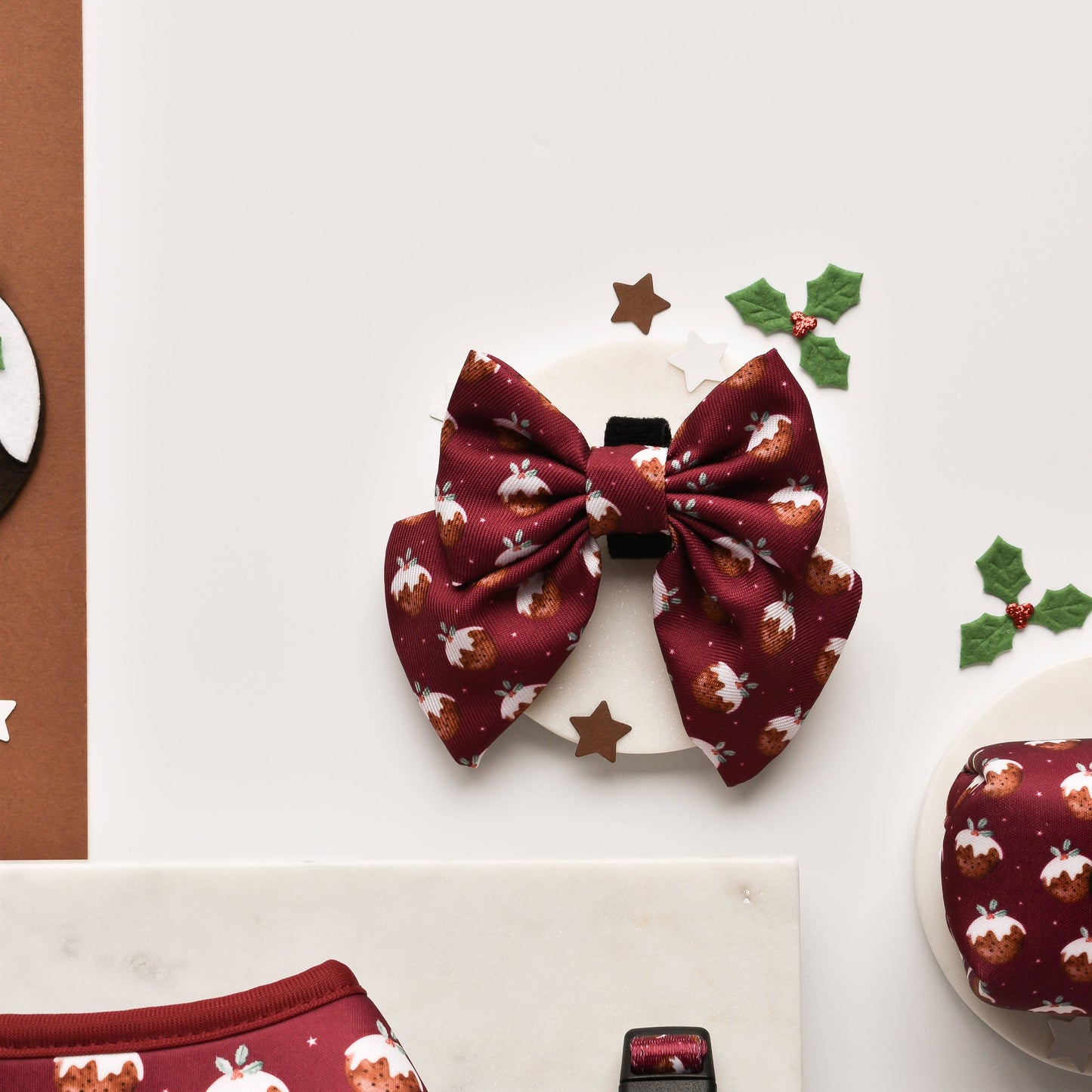 Cocopup London - Woofmas Pudding Sailor Bow Tie