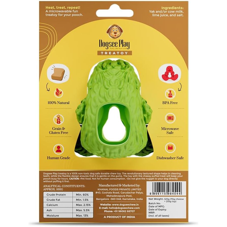 Dogsee Play Treatoy Green