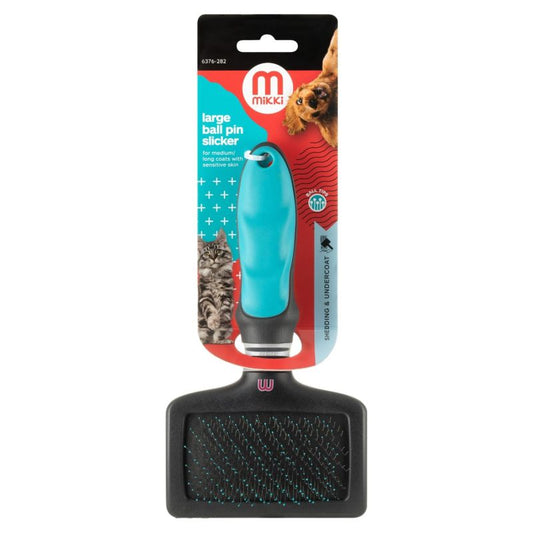 Mikki Large Ball Pin Slicker dog grooming brush