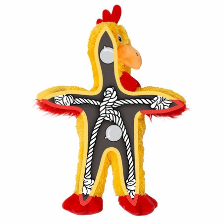 KONG Knots Chicken dog toy