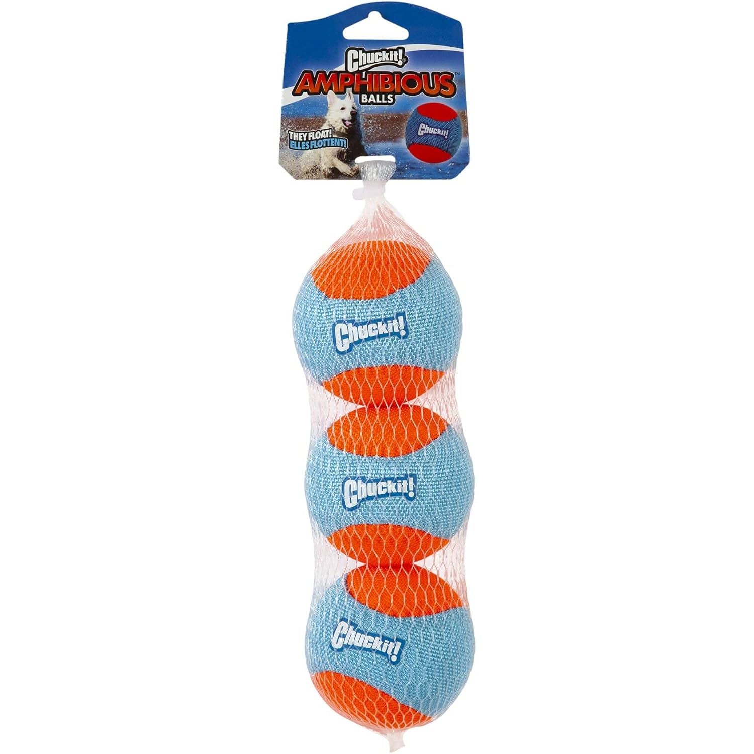 Chuckit! - 3 amphibious balls - 6 cm - 1 piece, Multi Origin Pets Longton