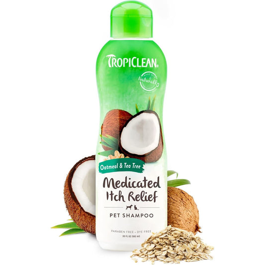 TROPICLEAN Medicated Itch Relief Pet Shampoo 355ml