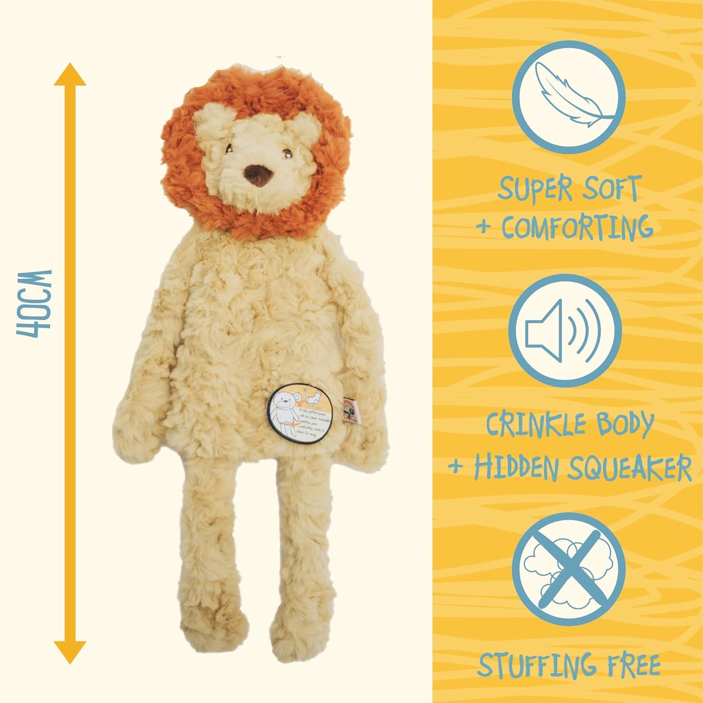 Rosewood "My Dog" Lion Dog Toy