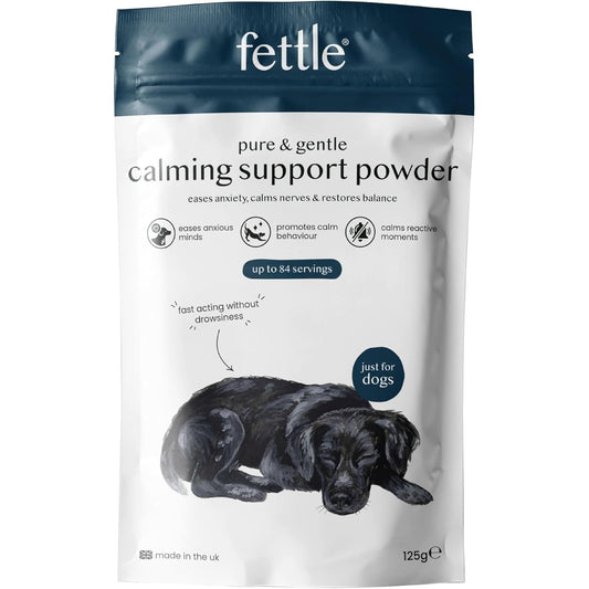 Fettle Pure & Gentle Calming Support Powder For Dogs 125g
