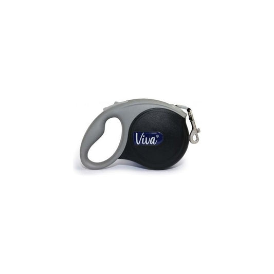 Viva Retractable 5m Lead Black M