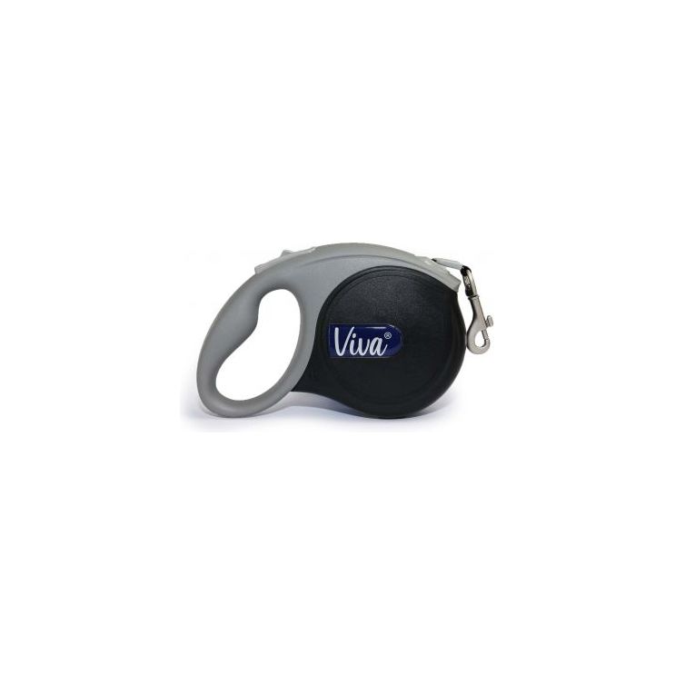 Viva Retractable 5m Lead Black S
