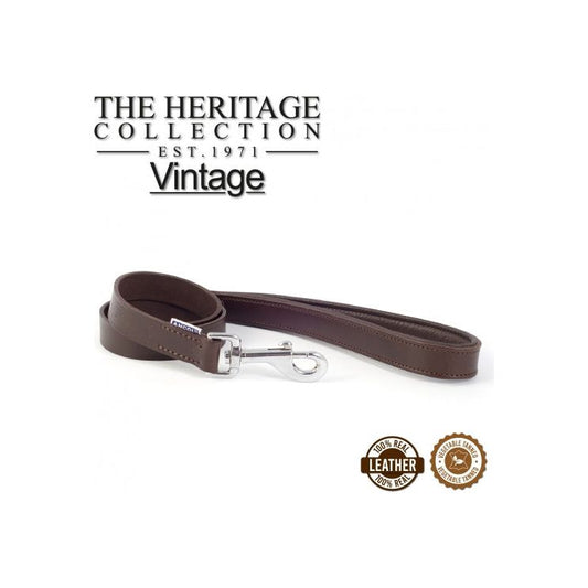 Ancol Vintage Leather Lead