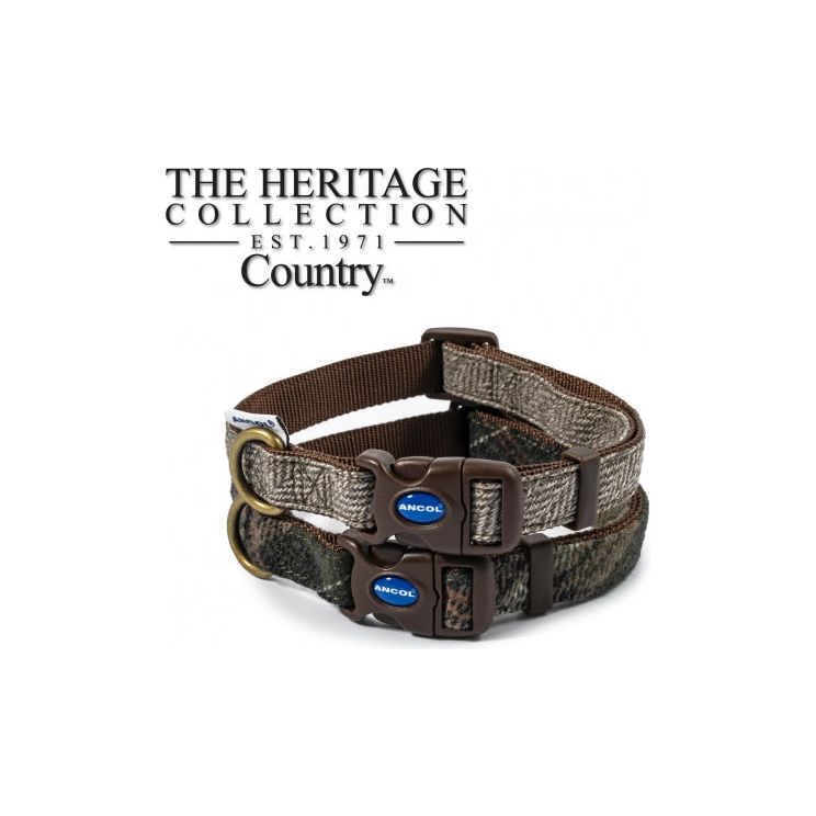 Country Check Adjustable Collar 20-30cm