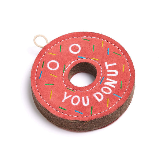 Green And Wild's Dolly The Donut Eco Dog Toy