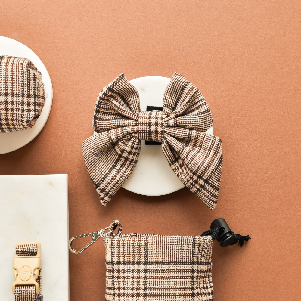 Cocopup London - Pup Plaid Sailor Bow Tie