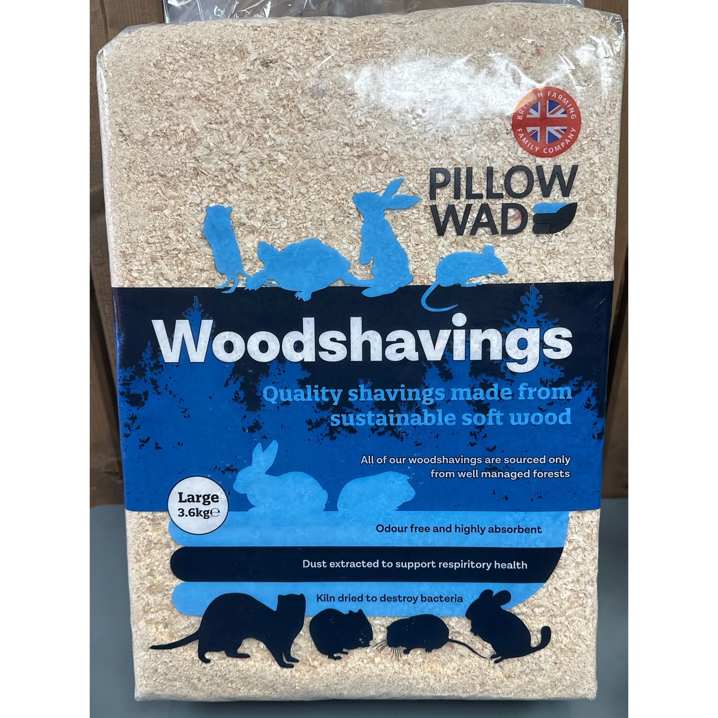 Pillow Wad Woodshavings 3.6kg