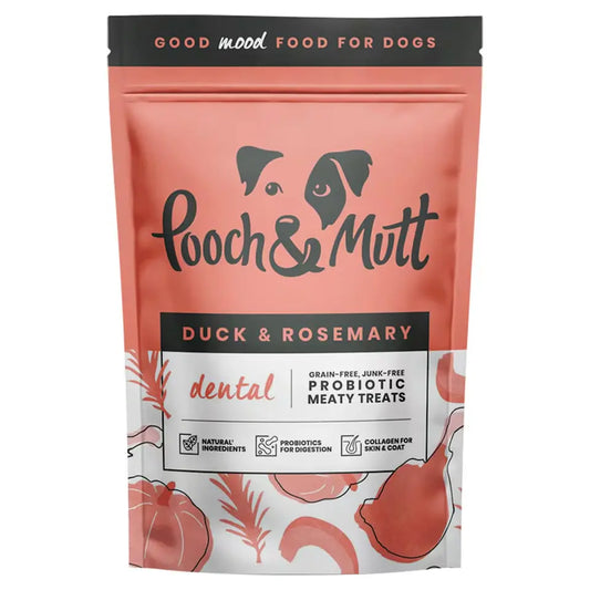 Pooch and Mutt Duck and Rosemary Dental Dog Treats Origin Pets Longton