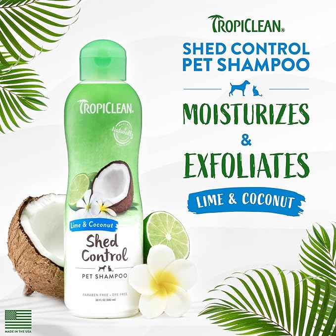 Lime & Coconut Shed Control Shampoo for Pets