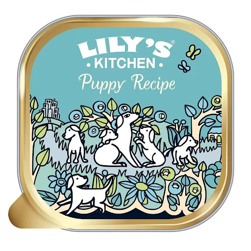 Lilys Kitchen Dog Tray Puppy Recipe Turkey & Duck Wet Tray - 150g