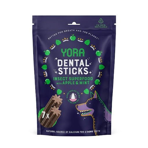 YORA Dog Dental Sticks 270g Large Apple & Mint